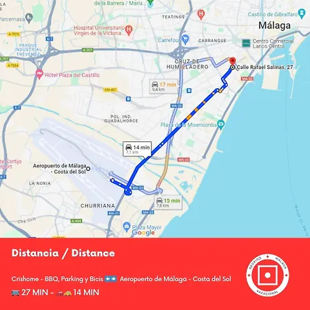 Crishome - Bbq, Parking Y Bicis Malaga